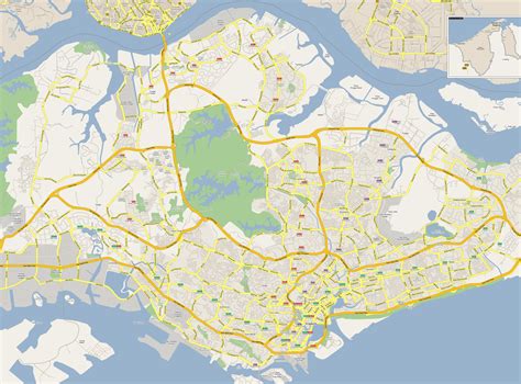 google map singapore street map